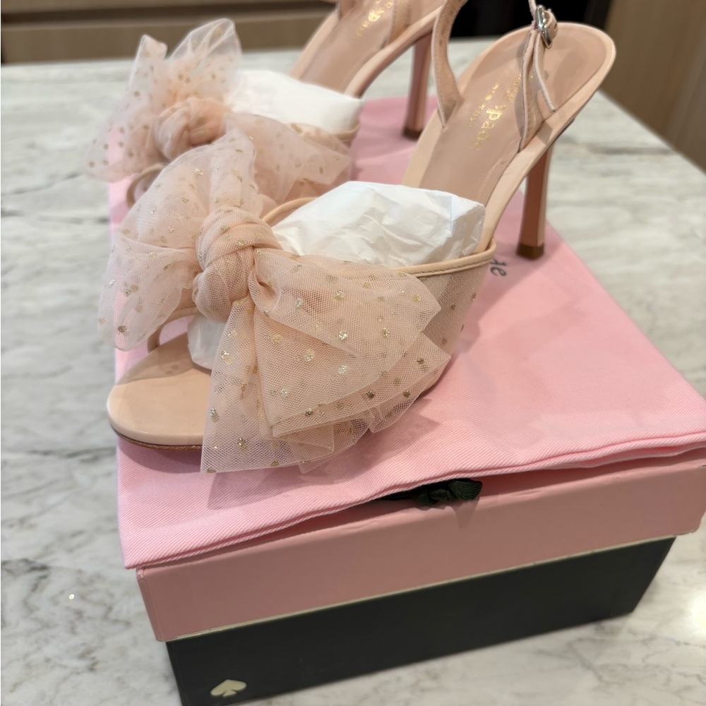 Kate Spade Soft Rosebud Bridal Women's Pink Heeled Sandals